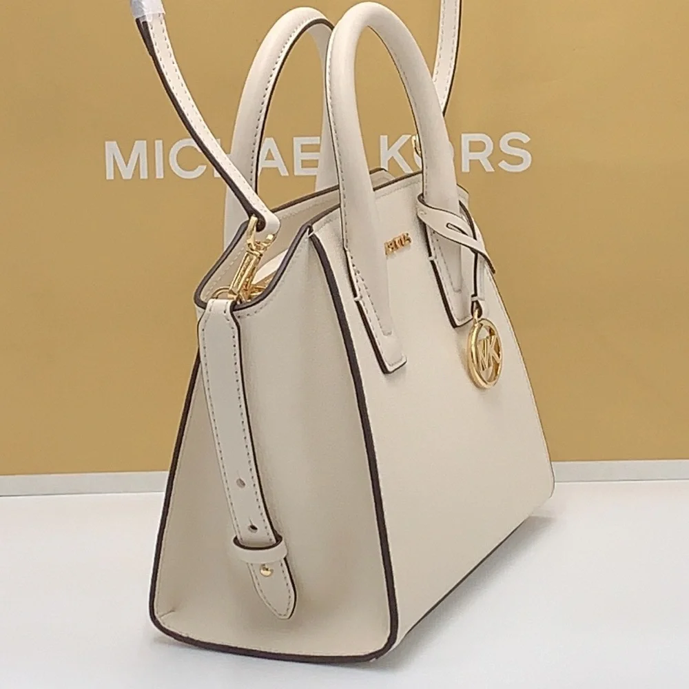 MICHAEL KORS
Avril Small Leather Top-Zip Satchel
LIGHT CREAM COLOR - Picture 5 of 11